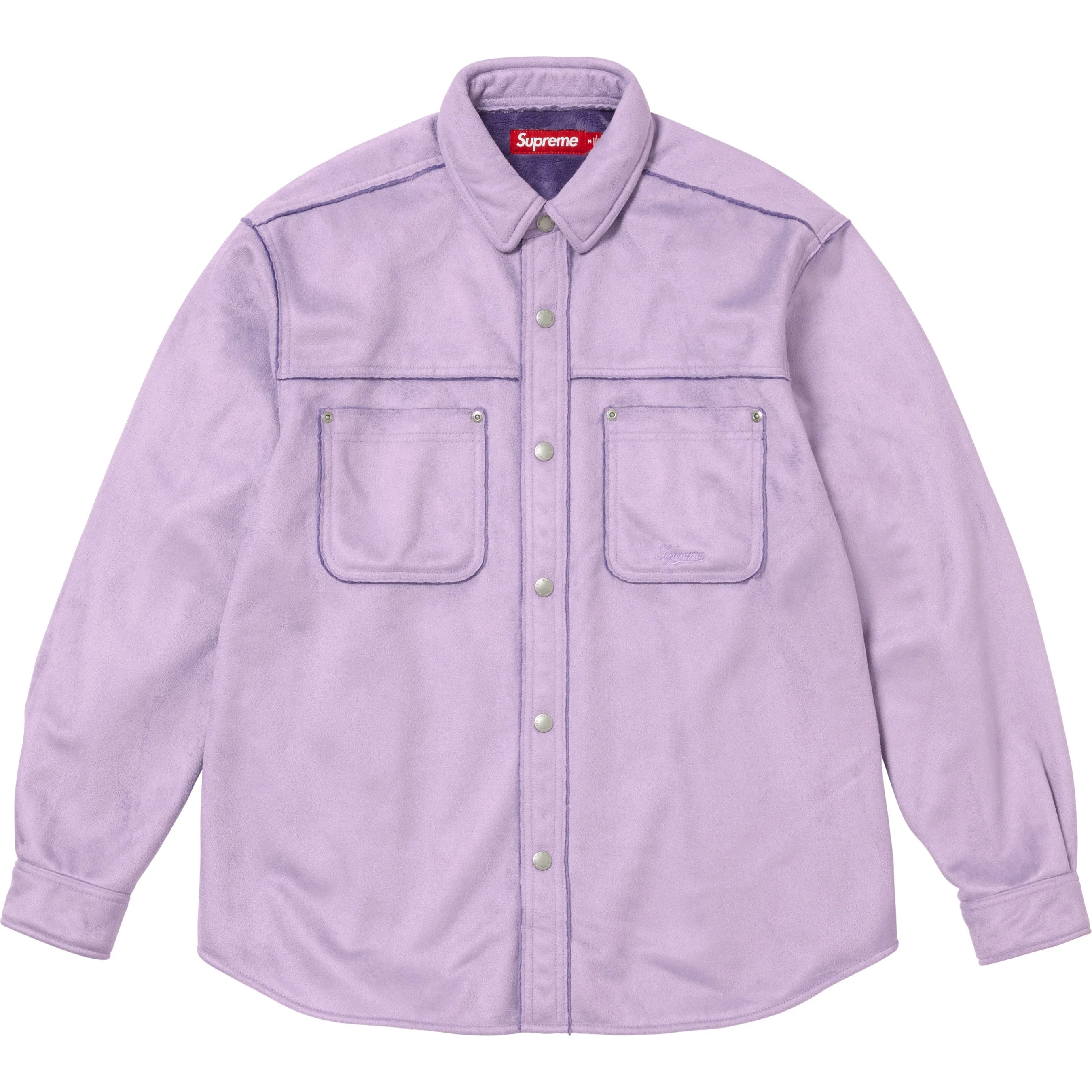 Faux Suede Snap Shirt view 11